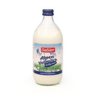 Saliter 赛力特 阿尔卑斯 全脂纯牛奶 500ml 6瓶 普通装