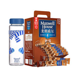 Maxwell House 麦斯威尔 麦斯威尔 特浓速溶咖啡优惠超值装90+10条（1.3KG/盒）（新老包装交替发货）
