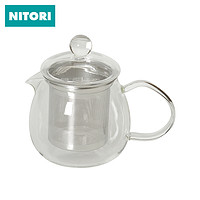 NITORI 耐热玻璃茶壶 450ml