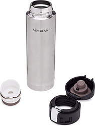 Stainless Steel Water Bottle - Vacuum Insulated Travel Mug - By Mixpresso (14.5 oz.)