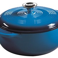 Lodge 搪瓷铸铁荷兰煮锅 4.5qt 蓝色