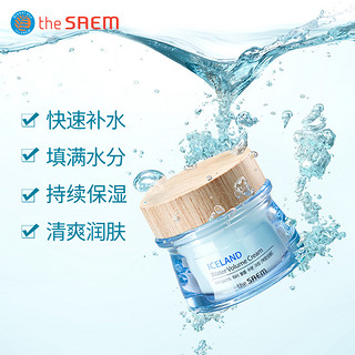 the saem 得鲜 冰岛补水保湿面霜 80ml