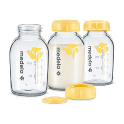 美德乐（medela）母乳储存瓶 PP材质储奶袋/瓶 150ml（3个装）原装进口