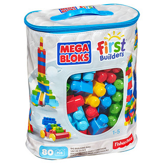 MEGA BLOKS 美高 DCH63 大颗粒袋装积木 80片