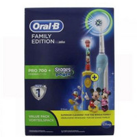 Oral-B 欧乐-B Pro700 电动牙刷 + 儿童电动牙刷米奇款 家庭套装