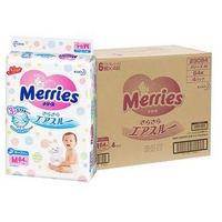 黑卡会员：Merries 妙而舒 婴儿纸尿裤 M64片4包装