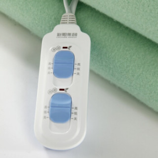 CAI YANG 彩阳 H6255A 双人双温双控 电热毯 果绿色