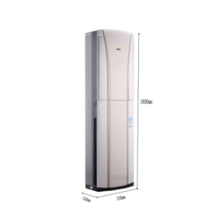 DAIKIN 大金 2级能效 变频 G系列 立柜式冷暖空调 3匹 白色