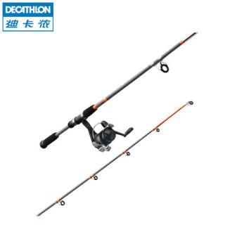 DECATHLON 迪卡侬 CAPERLAN 抛竿 2.2米 橘色
