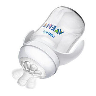 AVENT 新安怡 自然系列 宽口径带把手奶瓶 260ml 1月+ SCF474/18