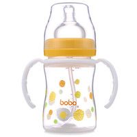bobo 乐儿宝 经典系列 宽口径PP奶瓶 160ml 黄色