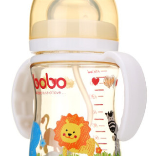 bobo 乐儿宝 经典系列 宽口径PPSU奶瓶 160ml 白色