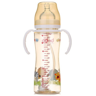 bobo 乐儿宝 经典系列 宽口径PPSU奶瓶 300ml 白色