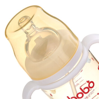 bobo 乐儿宝 经典系列 宽口径PPSU奶瓶 300ml 白色