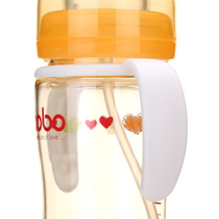 bobo 乐儿宝 经典系列 宽口径PPSU奶瓶 300ml 橙色