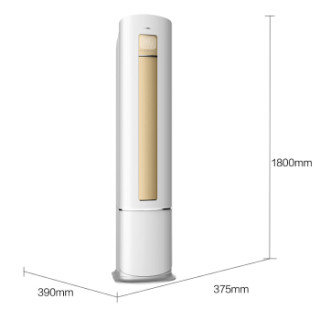 CHANGHONG 长虹 KFR-72LW/DAW1+A1 3匹 变频冷暖 圆柱式空调