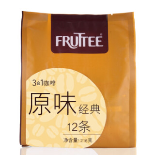 FRUTTEE 果咖 经典原味三合一速溶咖啡 18g*12条(216g) 袋装