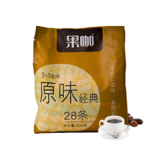 FRUTTEE 果咖 经典原味三合一速溶咖啡 18g*28条(504g) 袋装