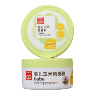gb好孩子 婴儿玉米爽身粉 120g 盒装(两种包装随机发货) 玉米爽身粉 2