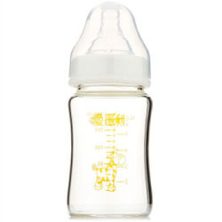 IVORY 爱得利 晶钻系列 宽口径玻璃奶瓶 180ml *8件