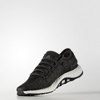 adidas 阿迪达斯 pureboost 2.0 男子跑鞋 BA8899 1号黑色/纯质灰 42.5