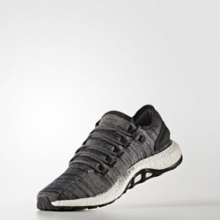 adidas 阿迪达斯 pureboost 2.0 男子跑鞋 1号黑色/三度灰 42.5