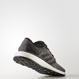 adidas 阿迪达斯 pureboost 2.0 男子跑鞋 1号黑色/三度灰 43