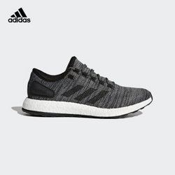 adidas 阿迪达斯 pureboost 2.0 男子跑鞋 1号黑色/三度灰 43.5