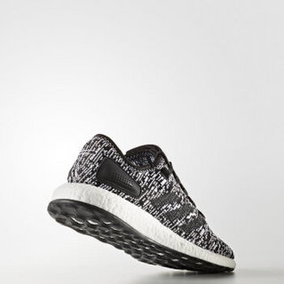 adidas 阿迪达斯 pureboost 2.0 男子跑鞋 1号黑色/亮白 43.5