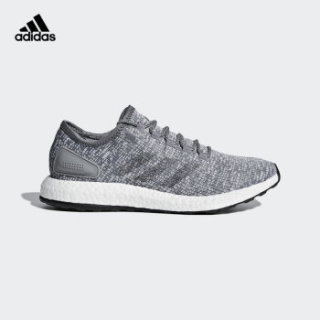 adidas 阿迪达斯 pureboost 2.0 男子跑鞋 侦探灰 42