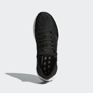 adidas 阿迪达斯 pureboost 2.0 男子跑鞋 1号黑色/纯质灰 41