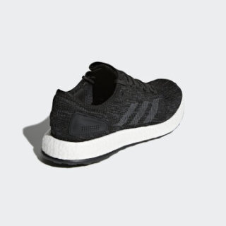 adidas 阿迪达斯 pureboost 2.0 男子跑鞋 1号黑色/纯质灰 41