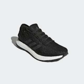 adidas 阿迪达斯 pureboost 2.0 男子跑鞋 1号黑色/纯质灰 41