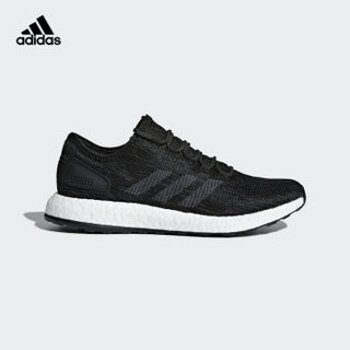 adidas 阿迪达斯 pureboost 2.0 男子跑鞋 1号黑色/纯质灰 44.5