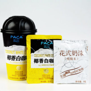 PACA 蓝岸 椰香白咖啡 600g 24杯