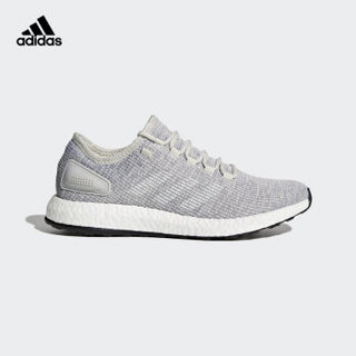 adidas 阿迪达斯 pureboost 2.0 男子跑鞋 滑石白/亮白/二度灰 39.5