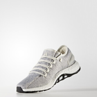 adidas 阿迪达斯 pureboost 2.0 男子跑鞋 滑石白/亮白/二度灰 41
