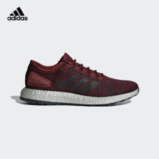 adidas 阿迪达斯 pureboost 2.0 男子跑鞋 神秘宝石红 39.5
