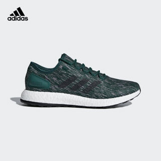 adidas 阿迪达斯 pureboost 2.0 男子跑鞋 森林绿/三度灰/碳黑 43