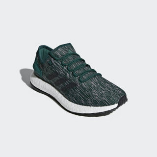 adidas 阿迪达斯 pureboost 2.0 男子跑鞋 森林绿/三度灰/碳黑 43