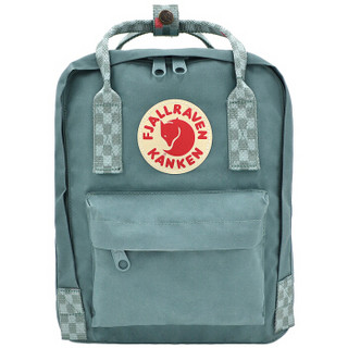 FJÄLLRÄVEN 北极狐 kanken mini 23561A 迷你户外双肩包 7L 664-904霜绿-棋盘 *3件