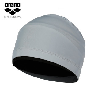 arena 阿瑞娜 PFW3601 个性时尚莱卡舒适泳帽 浅灰色