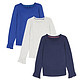 9日10点：M&S 马莎 T772146D 女童纯棉T恤 3件装