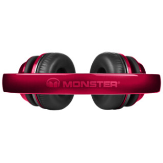 MONSTER 魔声 Ntune 灵动 头戴式线控耳机 糖果红