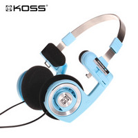 KOSS 高斯 PORTA PRO CLASSIC 头戴式便携超重低音耳机 天空蓝
