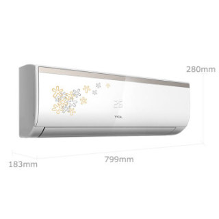 TCL 定速 冷暖 空调挂机(时尚印花 隐藏显示屏) 小1.5匹