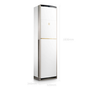 FUJITSU 富士通 二级能效 全直流变频 节能 冷暖 家用空调柜机（白色）  2匹