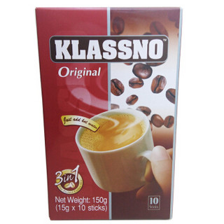 Klassno 卡司诺 原味3合1即溶咖啡 150g 盒装