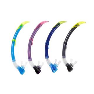 DECATHLON 迪卡侬 SUBEA 520系列 成人半干式呼吸管 天蓝色