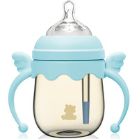 小白熊 感温系列 宽口径PPSU奶瓶 160ml 蓝色